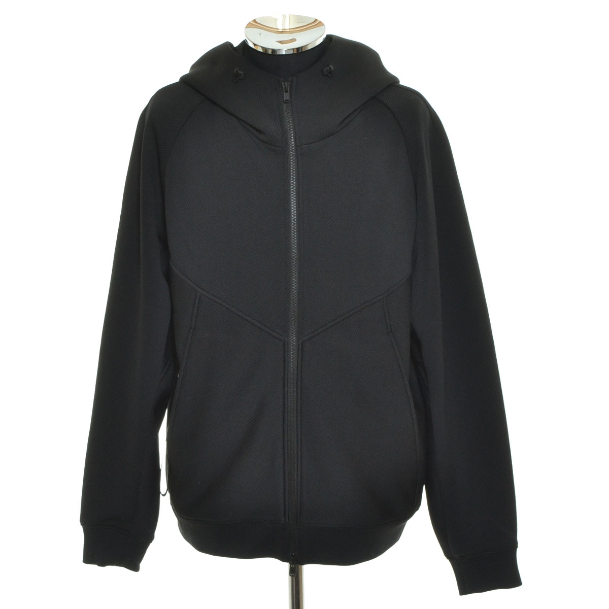 ●524337 未使用品 H.I.P by SOLIDO ●パーカー 21FW デルタソロテックス カルゼ ジップアップフーディ MHSL21A0464-L サイズ02 メンズ拍卖