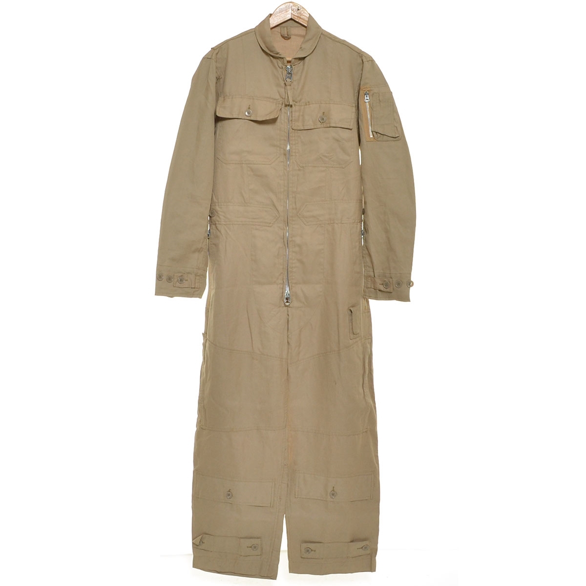 ●522761 MILITARY ミリタリー ●ジャンプスーツ ALBERT TURNER & CO. サイズ36-LONG メンズ ベージュ拍卖