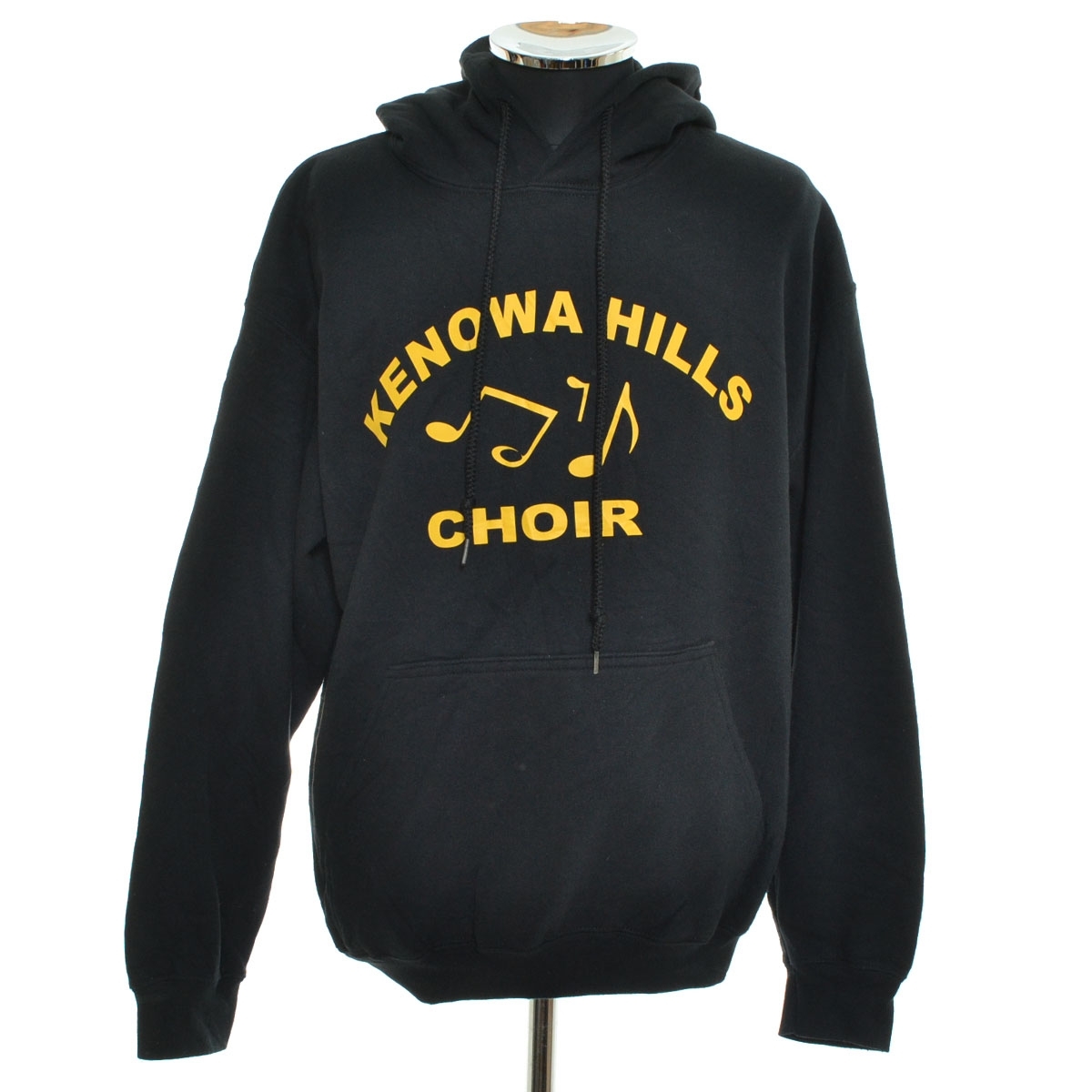 〇503708 GILDAN ギルダン ○スウェットパーカー 『KENOWA HILLS』 プルオーバー 長袖 ★ サイズL メンズ ブラック拍卖