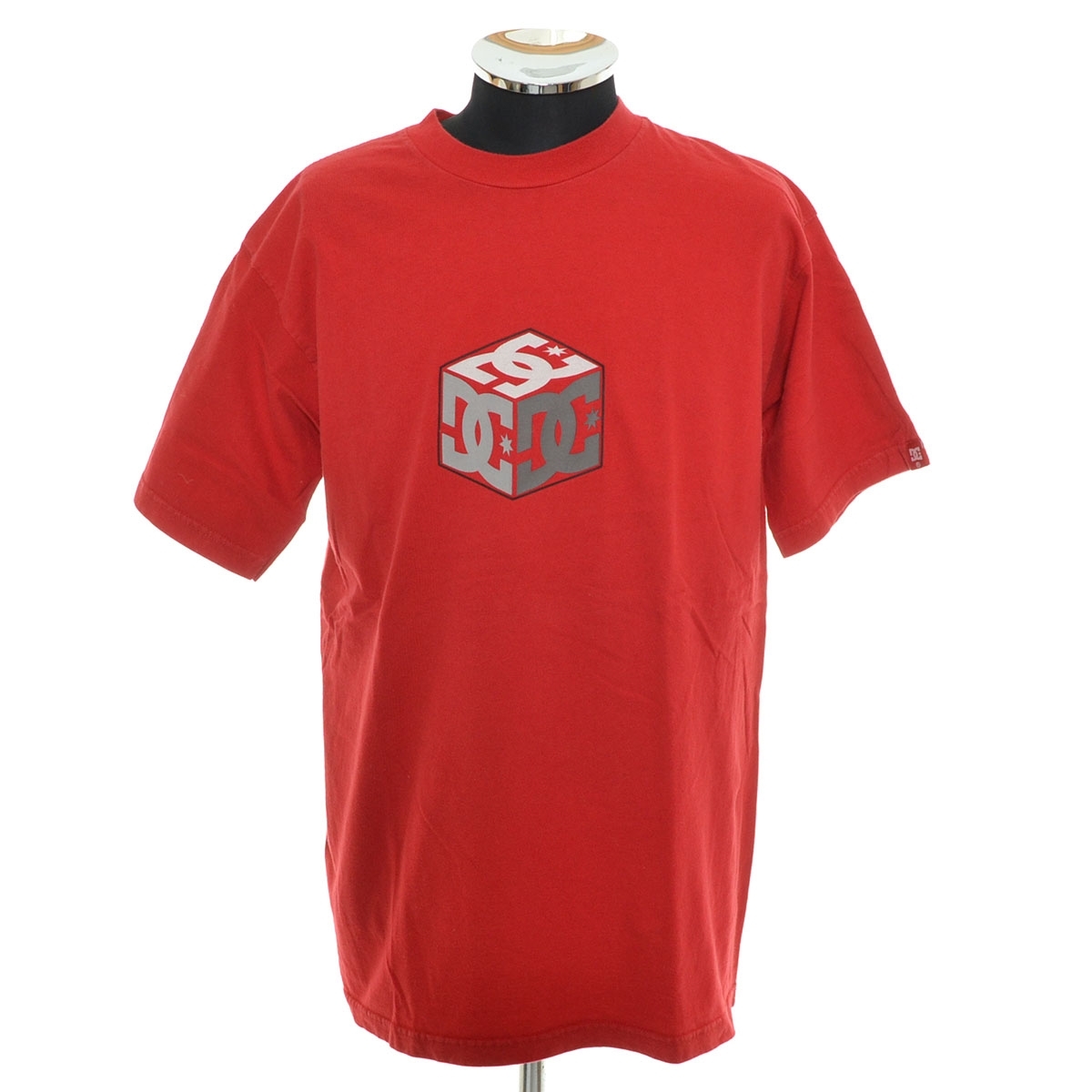 〇522711 DC SHOES ディーシー シューズ ○Tシャツ 半袖 ダイスロゴ サイズM メンズ レッド拍卖