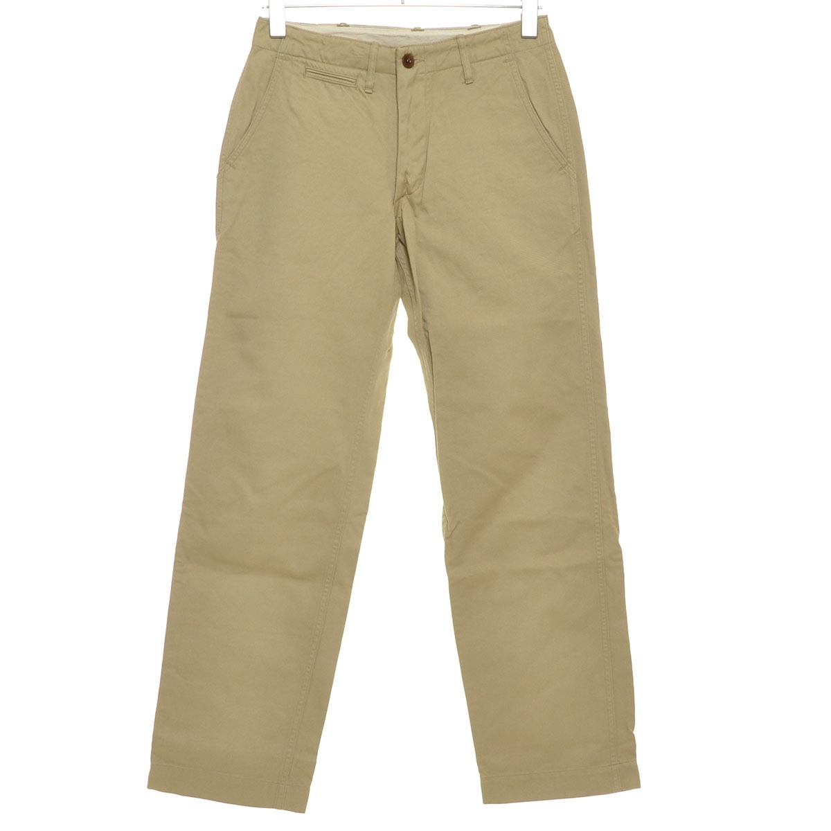 ●524844 WAREHOUSE ウエアハウス ●チノパンツ Lot.1216 TYPE U.S.ARMY CHINO PANTS サイズW29 定価25,300円 メンズ 日本製 ベージュ拍卖