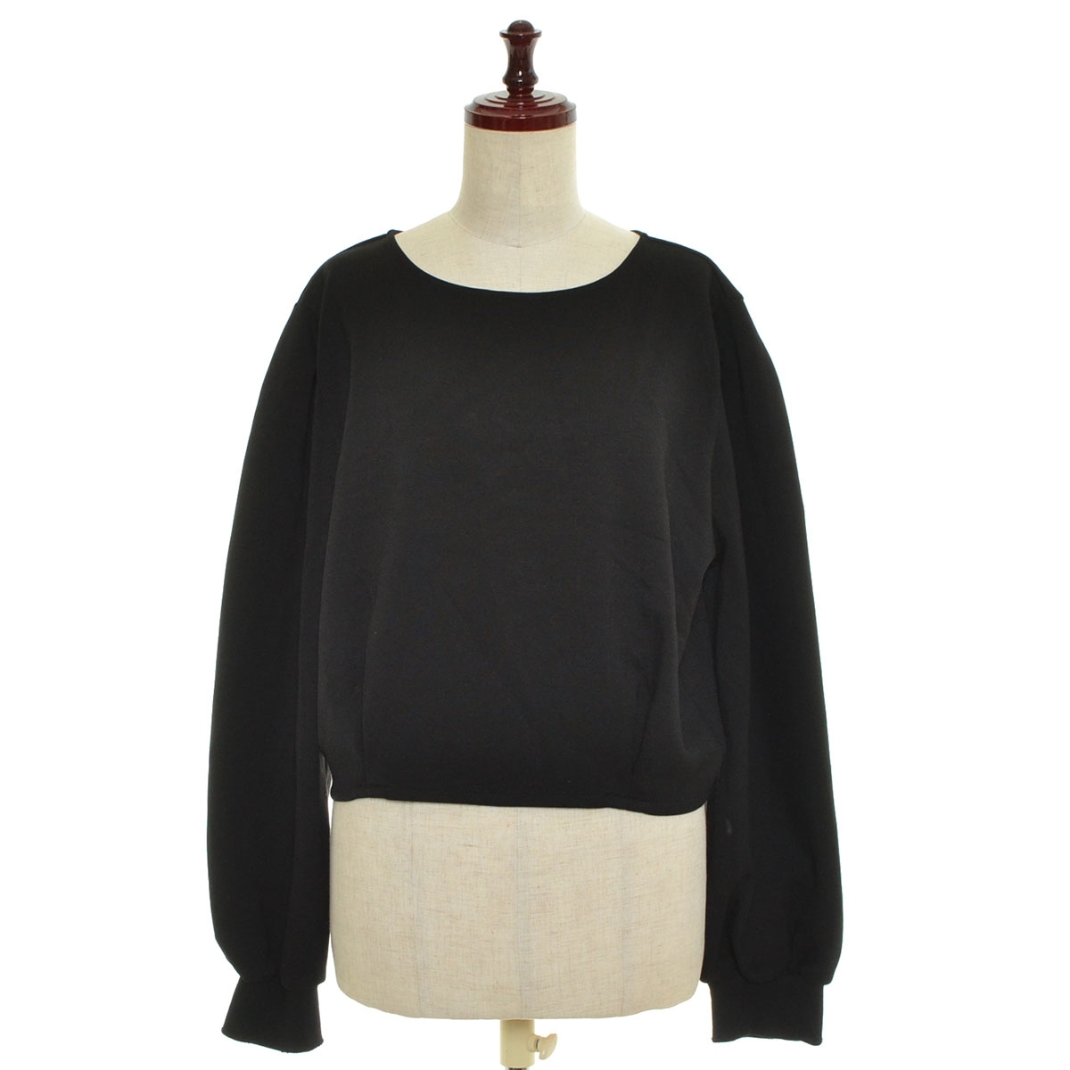 □530123 Jouetie ジュエティ ○長袖カットソー 2WAYカーディガン ダイバーポンチプルオーバー 082122702401-01 サイズM レディース拍卖