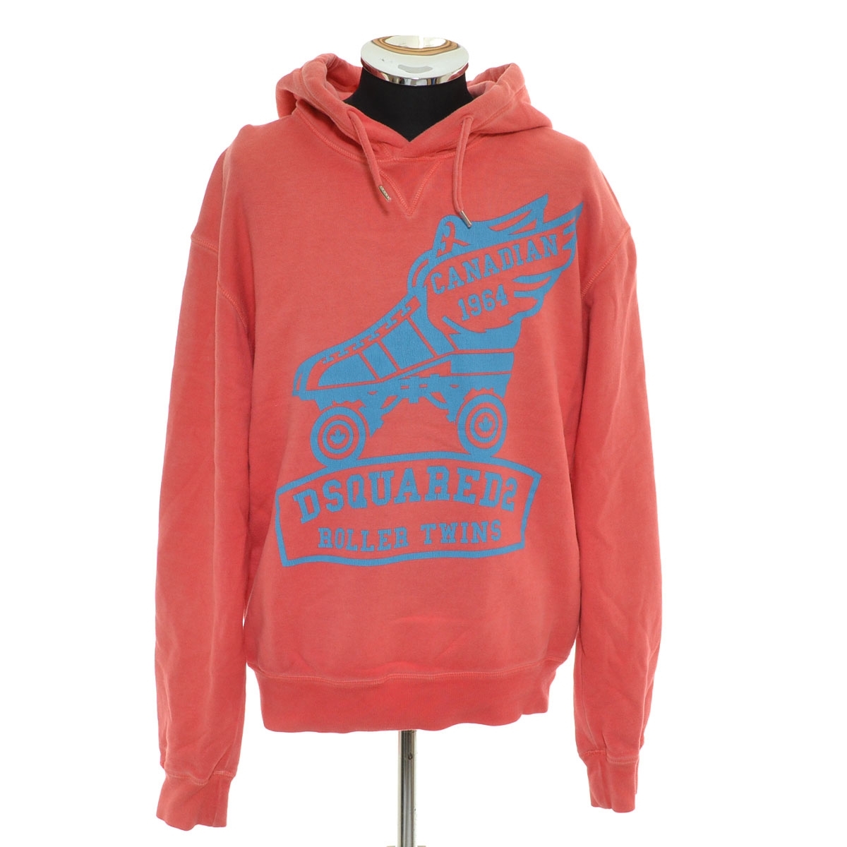 〇529999 DSQUARED2 ディースクエアード ○スウェットパーカー 20AW S74GU0388 サイズS メンズ イタリア製 ピンク拍卖