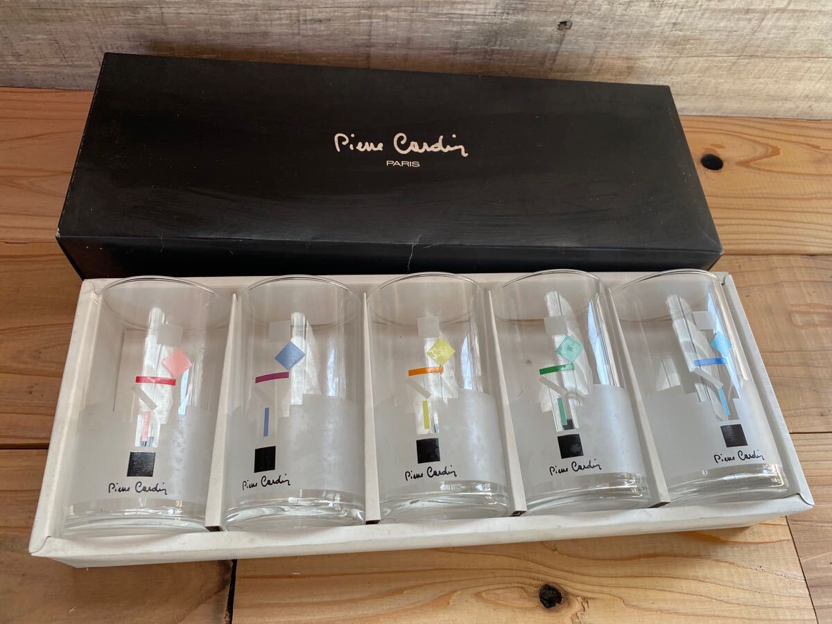 【送料無料】ピエールカルダン グラス 5個セット 昭和レトロ拍卖