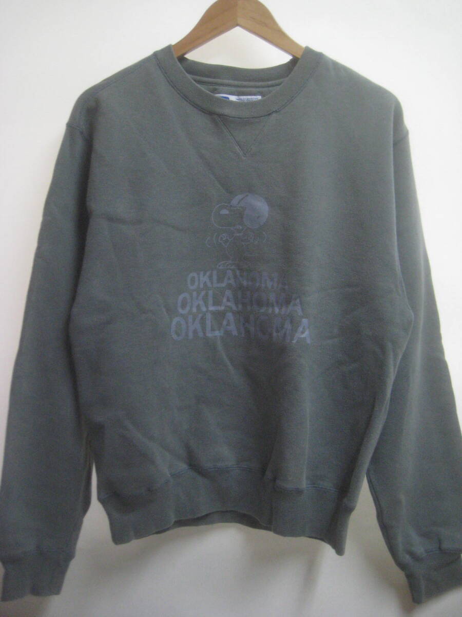 一点物!! RUSSELL ATHLETIC ラッセルアスレチック ビンテージ スヌーピー OKLAHOMA プリントスウェット 希少 サイズ M拍卖
