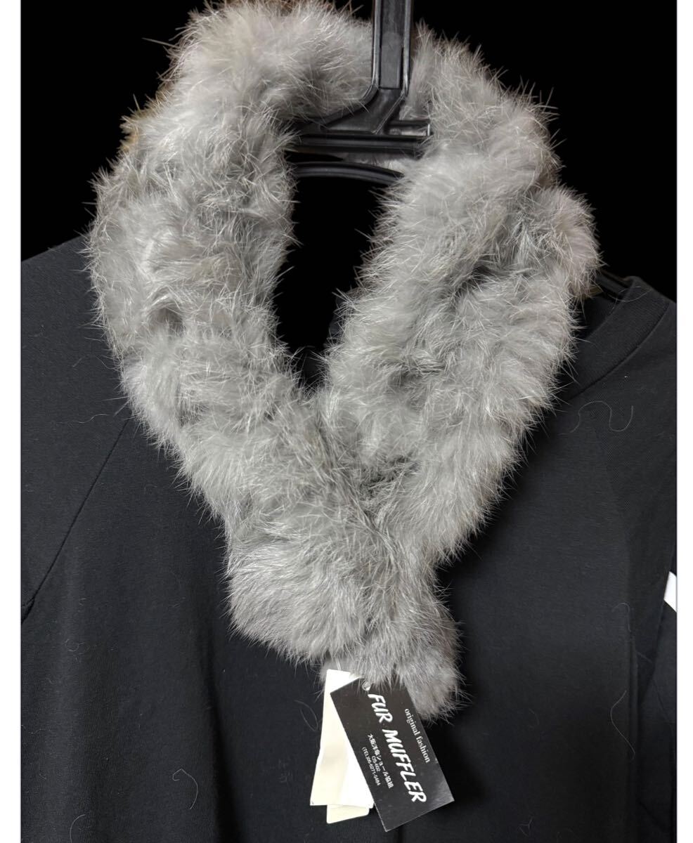 【新品タグ付き】リアルラビットキッズファー♪拍卖