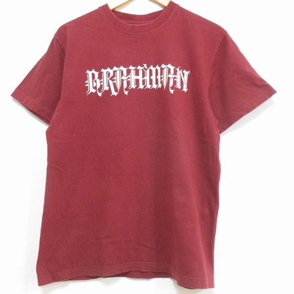 【BRAHMAN】ブラフマン◆バンド Tシャツ(エンジ) メロコア◆M拍卖