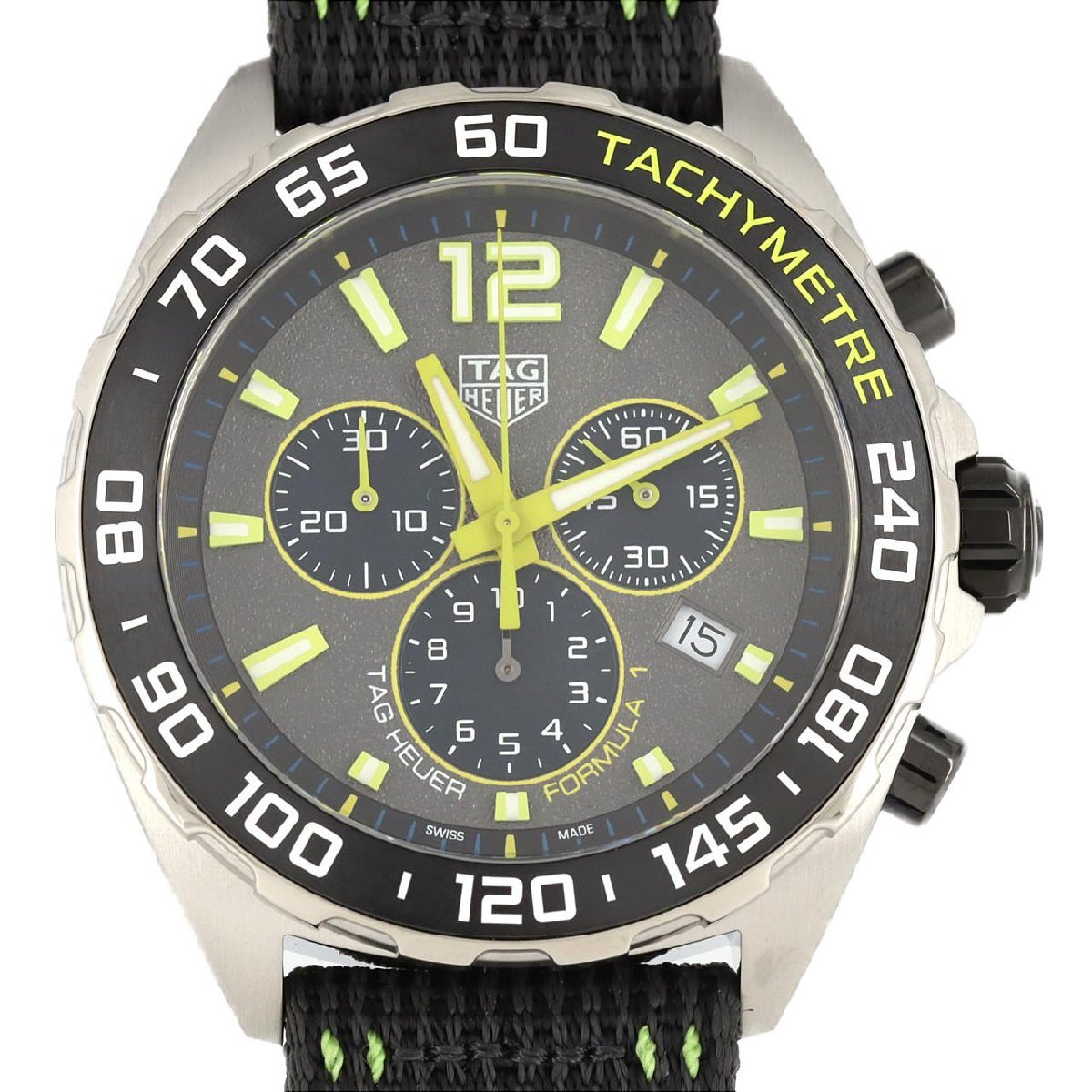 【新品】タグ・ホイヤー フォーミュラ1クロノグラフ CAZ101AG.FC8304 SS クォーツ拍卖