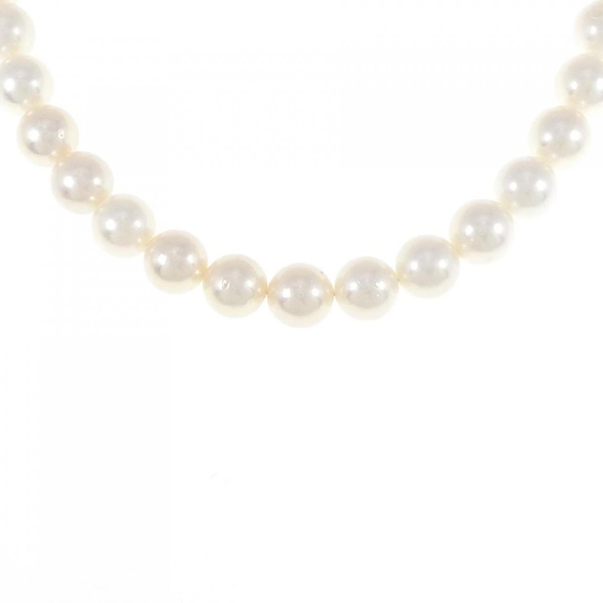 シルバークラスプ アコヤパール ネックレス 7.5-8mm拍卖