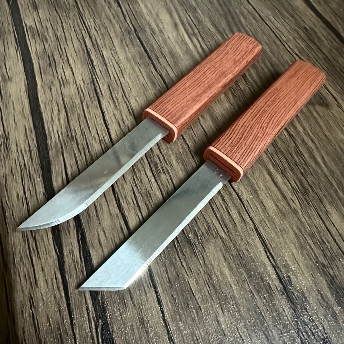 新品★2本セット サバイバルナイフ 鞘付き アウトドア 刀 キャンプ 山刀 シース付き ケース 木目柄 拍卖