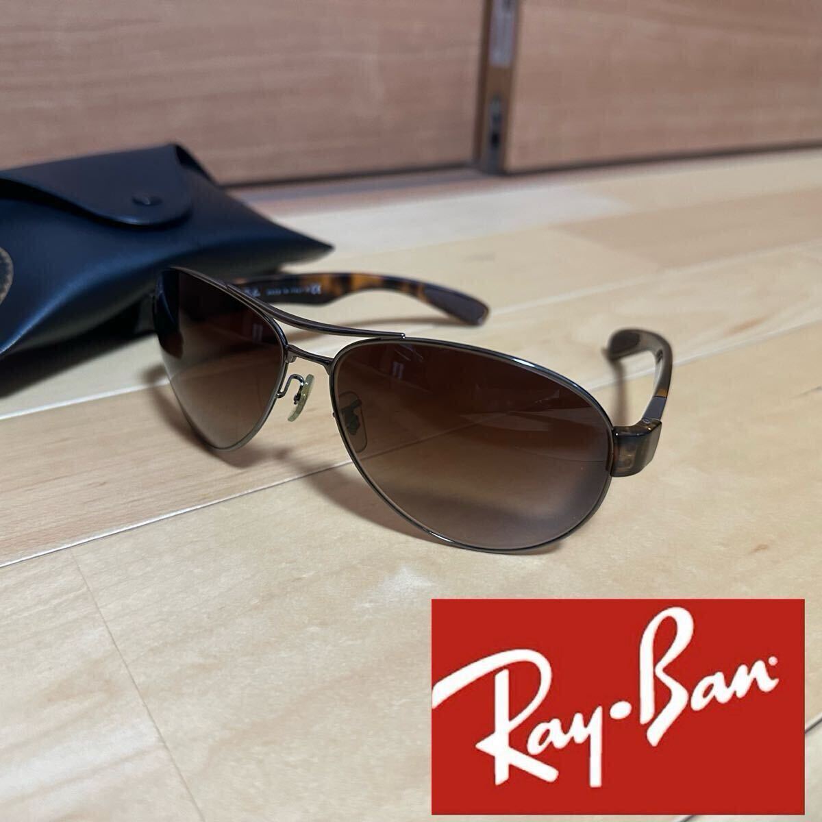 レイバン Ray-Ban サングラス メンズ 大き目 ロゴプリント拍卖