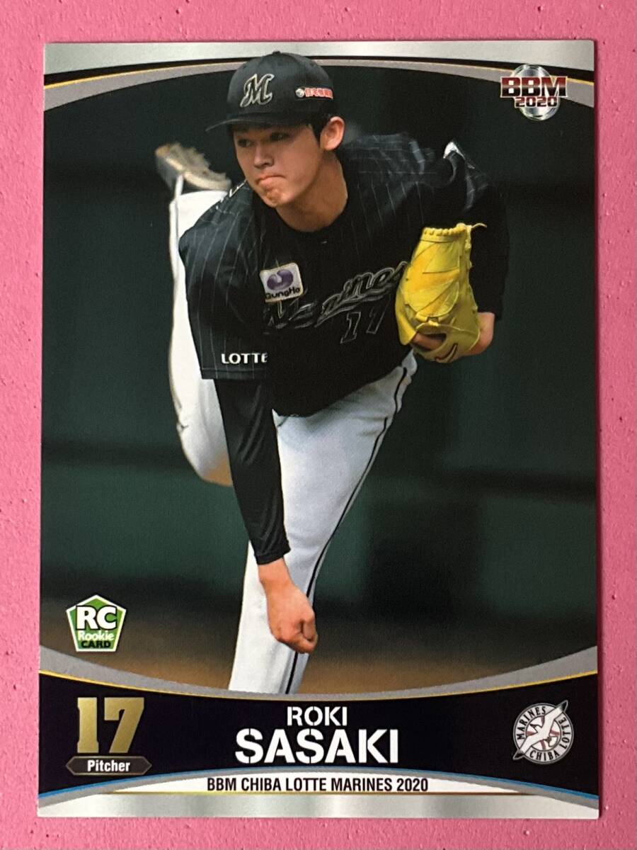 BBM 2020 千葉ロッテマリーンズ ルーキー レギュラーカード 佐々木朗希拍卖