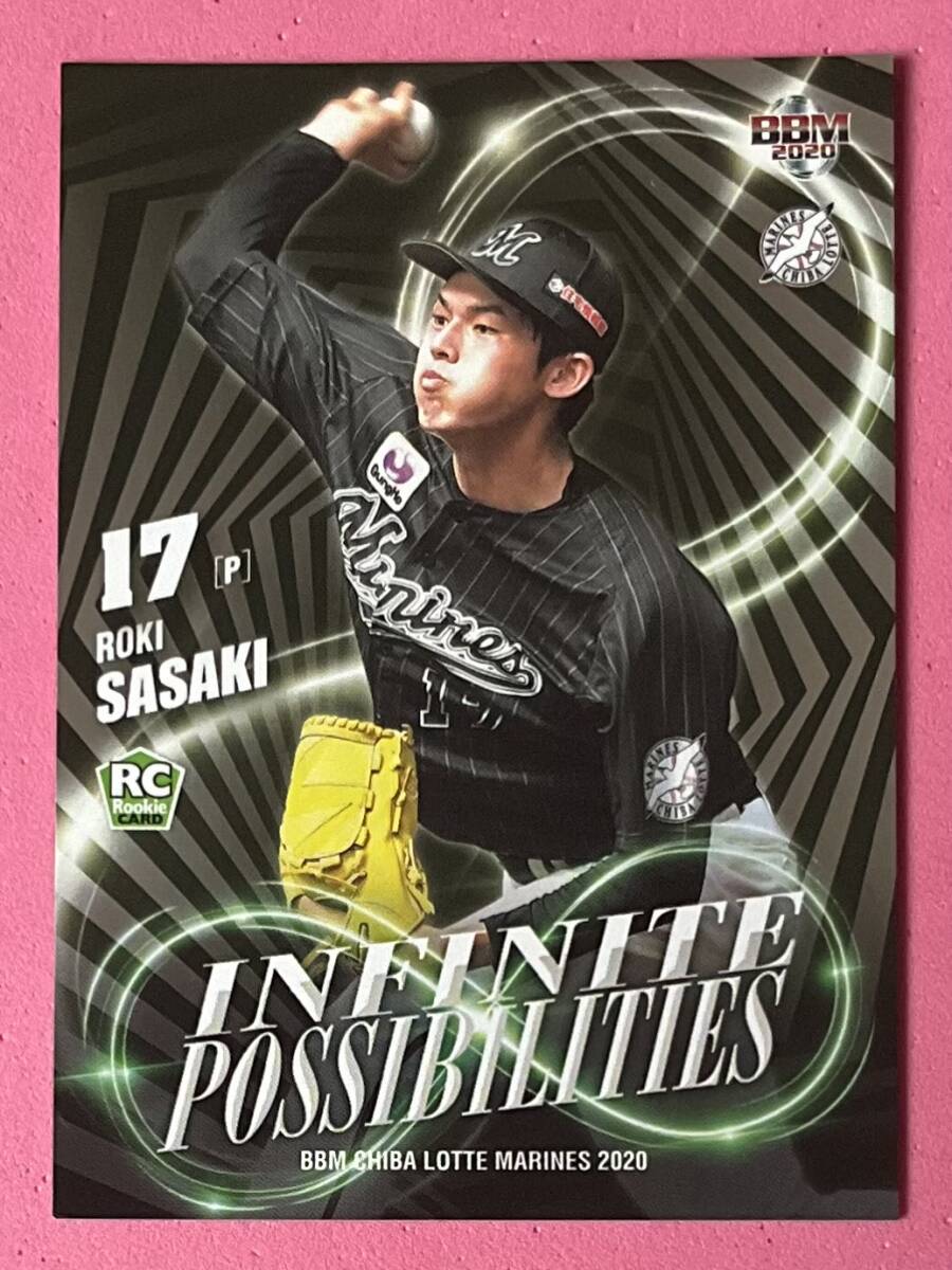 BBM 2020 千葉ロッテマリーンズ ルーキー インサートカード 佐々木朗希拍卖