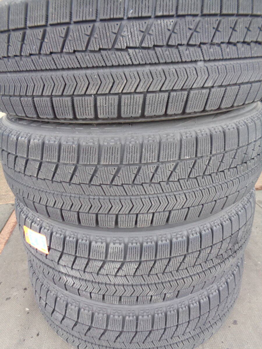 S210 冬スタッドレスタイヤ BSブリザックVRX 165/70R14 中古4本拍卖