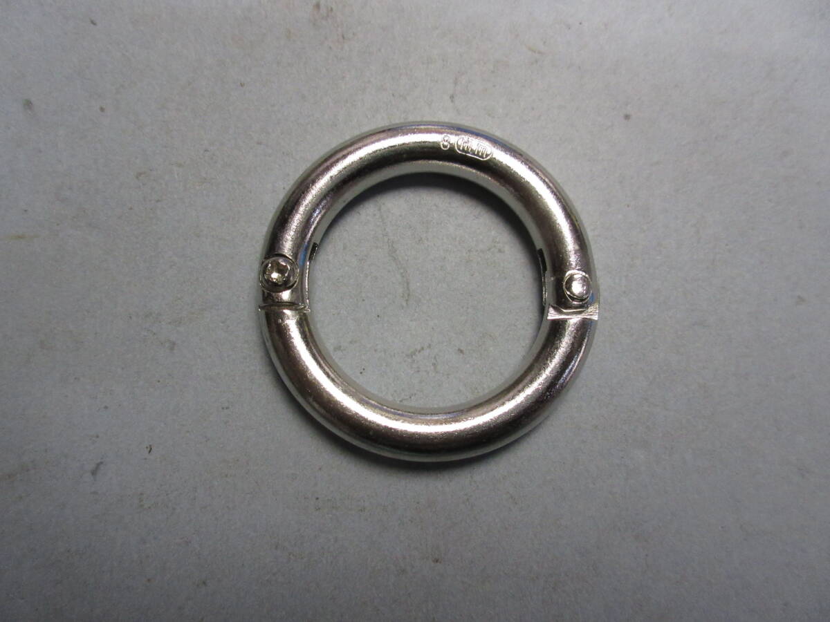 ステンレス/ヘビーチェーンキャッチ/HC-8/水本機械製作所/ステンレス金具/リング/チェーン/ロープ/連結金具/金具/ジョイント拍卖