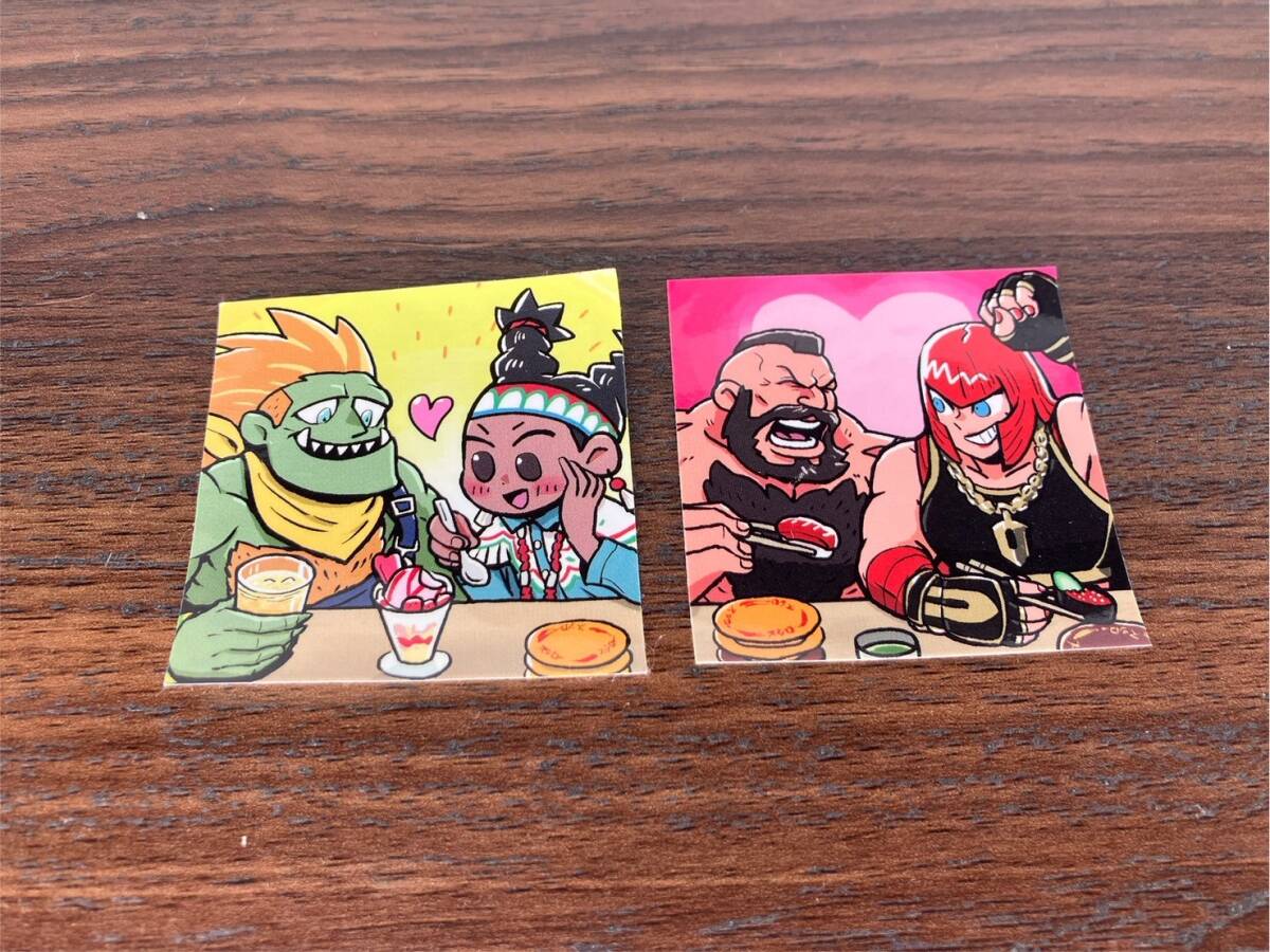 スシロー X STREET FIGHTER コラボステッカー ブランカ リリー ザンギエフ マリーザ スト6 ストリートファイター6 拍卖