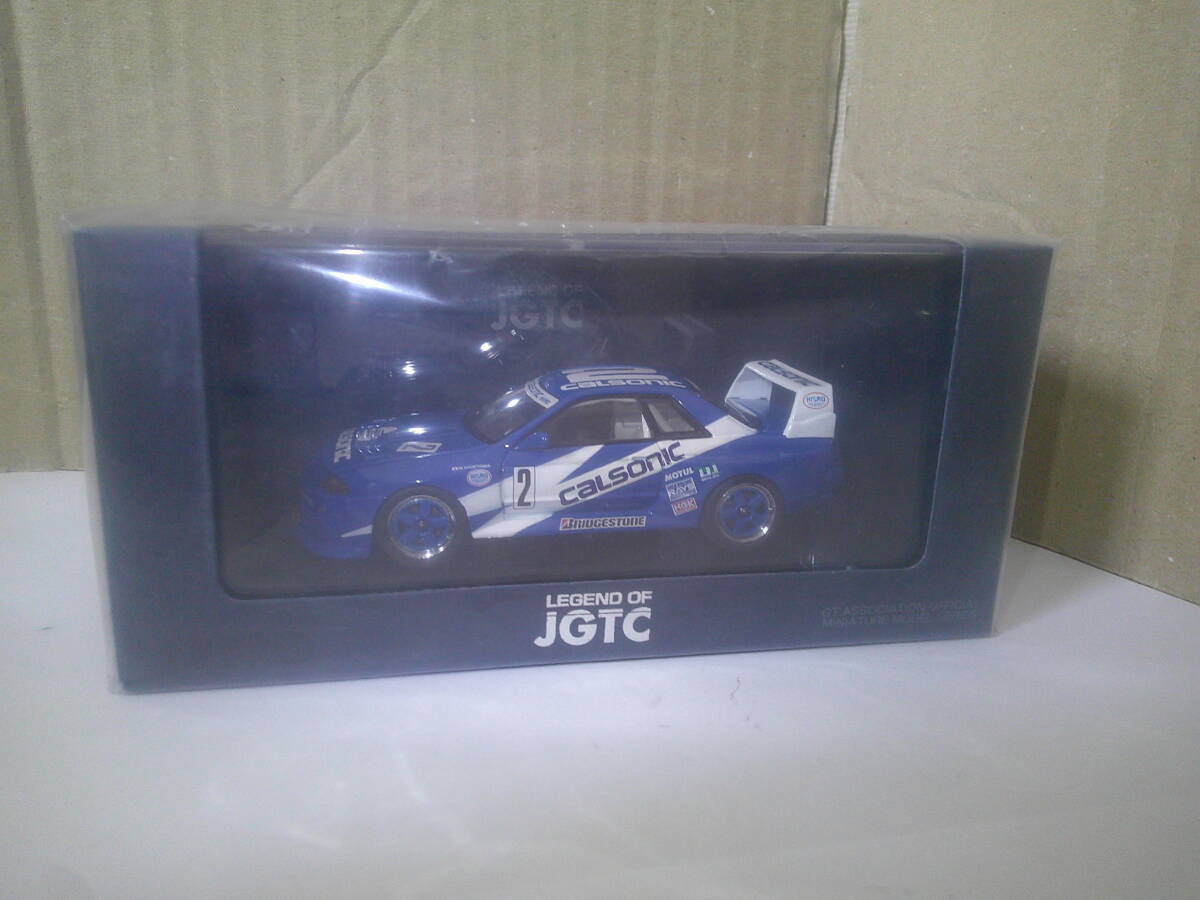 エブロ NISSAN CALSONIC SKYLINE R32 JGTC 1993 #2 GT-R FUJI MAR 1/43 44503 ニッサン カルソニック スカイライン BNR32 EBBRO LEGEND OF拍卖