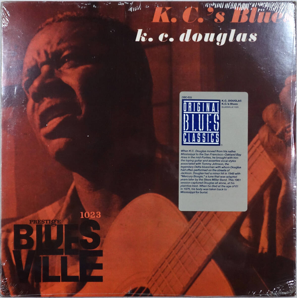 ◆K.C. DOUGLAS/K.C.'s BLUES (US OBC LP/Sealed) -Prestige拍卖