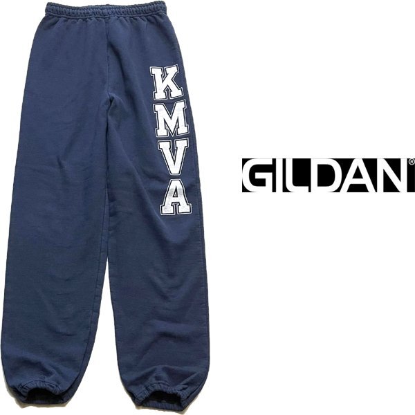 1点物◆ギルダンGILDAN紺プリントスウェットパンツ古着メンズSMレディースOKアメカジ90sストリート/スポーツ中古グレーUSAトレーナー373820拍卖