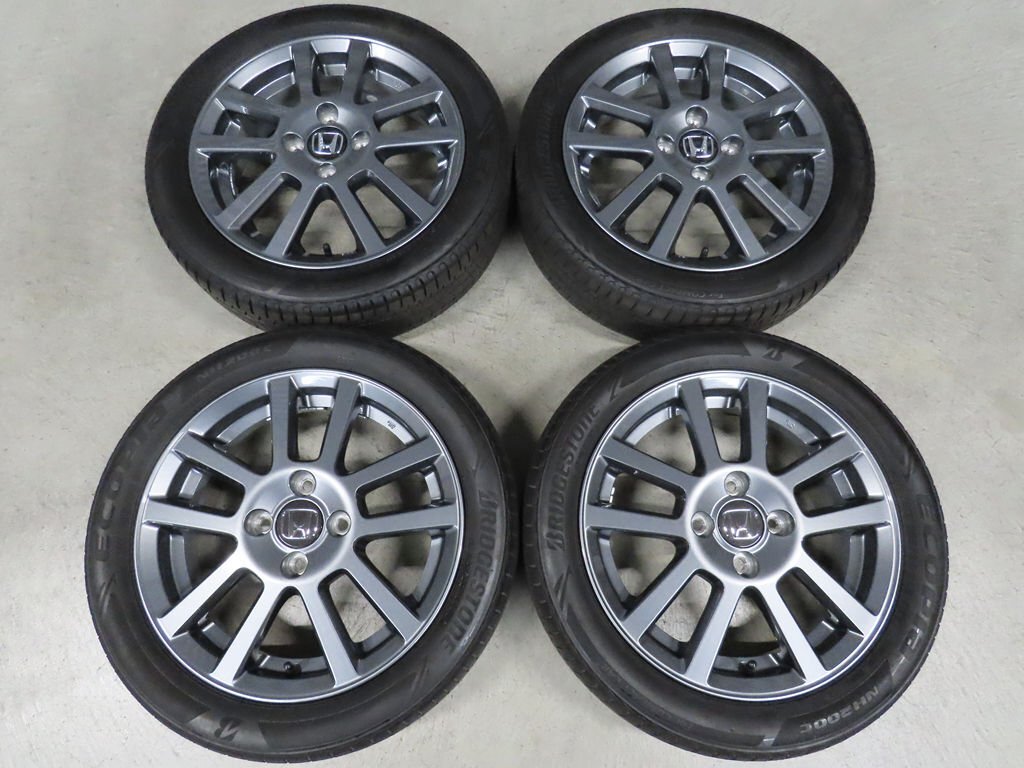 ホンダ N-BOX 165/55R15 純正オプション ME020 ブリヂストン 4.5J +45 PCD100 4穴 N-ONE N-WGN 08W15-PM3-000拍卖