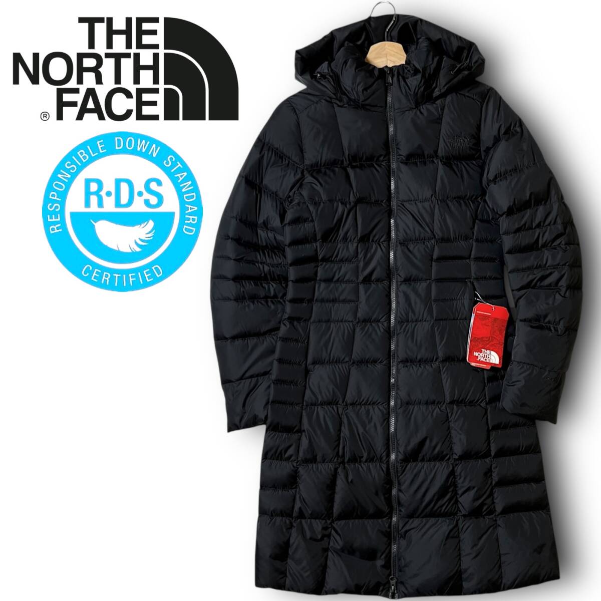 新品 THE NORTH FACE ノースフェイス 定価3.8万 軽量 撥水 防風 防寒 550フィルパワー ロングダウンジャケット ダウンコート XS ◆B5208拍卖