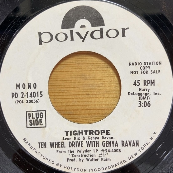 TEN WHEEL DRIVE WITH GENYA RAVAN TIGHTROPE ② 45's 7インチ拍卖