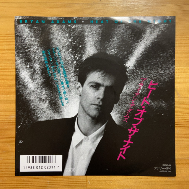 BRYAN ADAMS ブライアン・アダムス HEAT OF THE NIGHT ヒート・オブ・ザ・ナイト 45's 7インチ拍卖