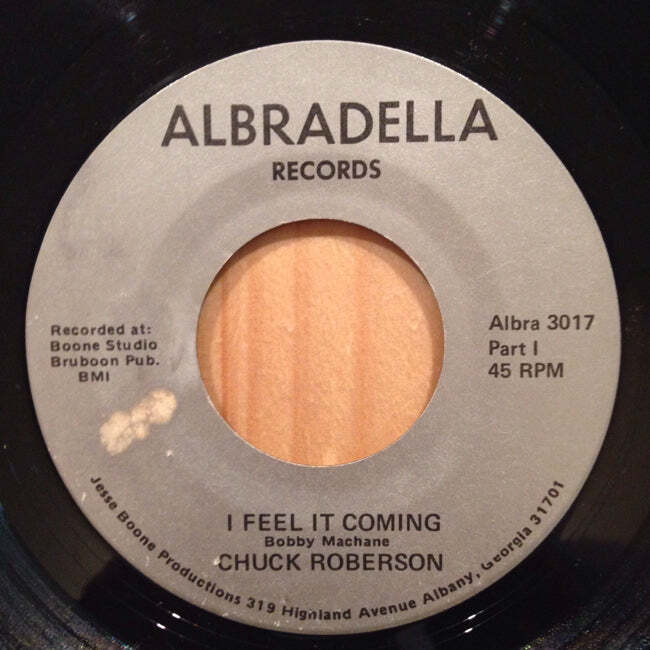 CHUCK ROBERSON I FEEL IT COMING 45's 7インチ拍卖