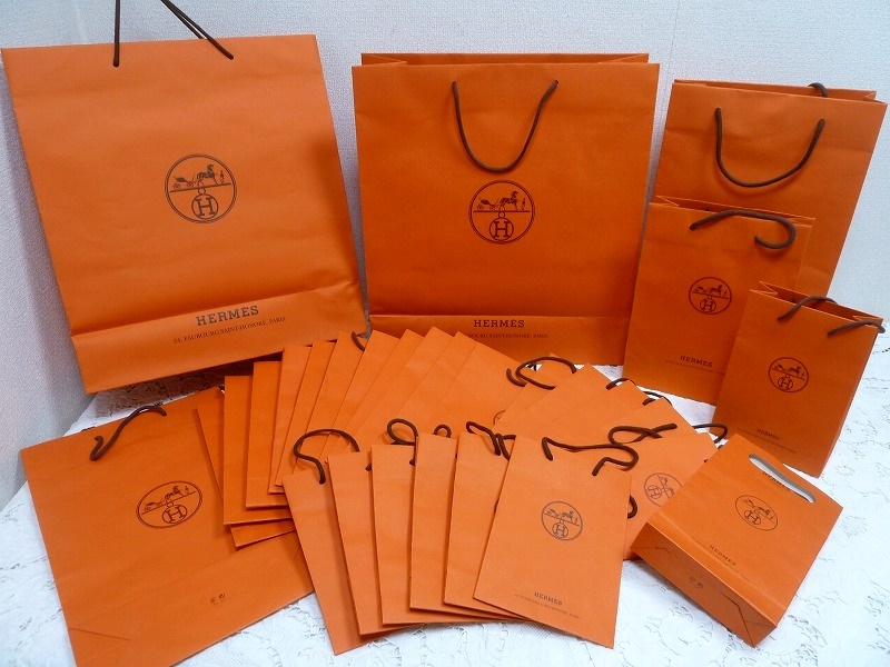 (☆BM)HERMES/エルメス ショッパー 紙袋 計29枚 まとめて ショッピングバッグ ペーパーバッグ 特大/大/中/小拍卖