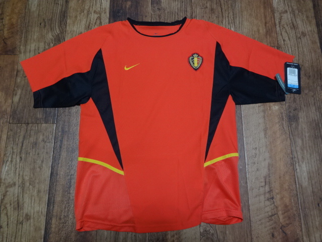 ベルギー代表 正規品 ユニフォーム シャツ 2002/2003 ホーム Mサイズ 新品未使用品タグ付き 拍卖