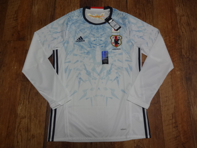 日本代表 正規品 選手用 ユニフォーム シャツ 2016/2017 アウェイ 2XOサイズ 未使用 未使用拍卖