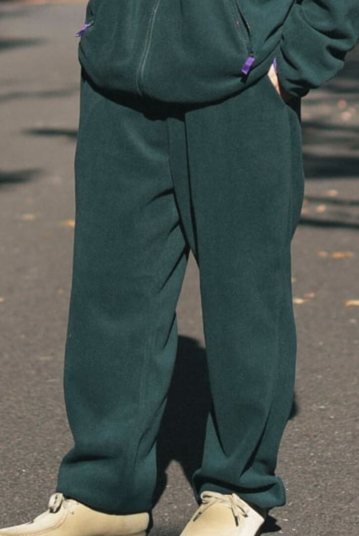 ★即決★B:MING by BEAMS フリース イージー パンツ M グリーン シンチラパンツ goout拍卖