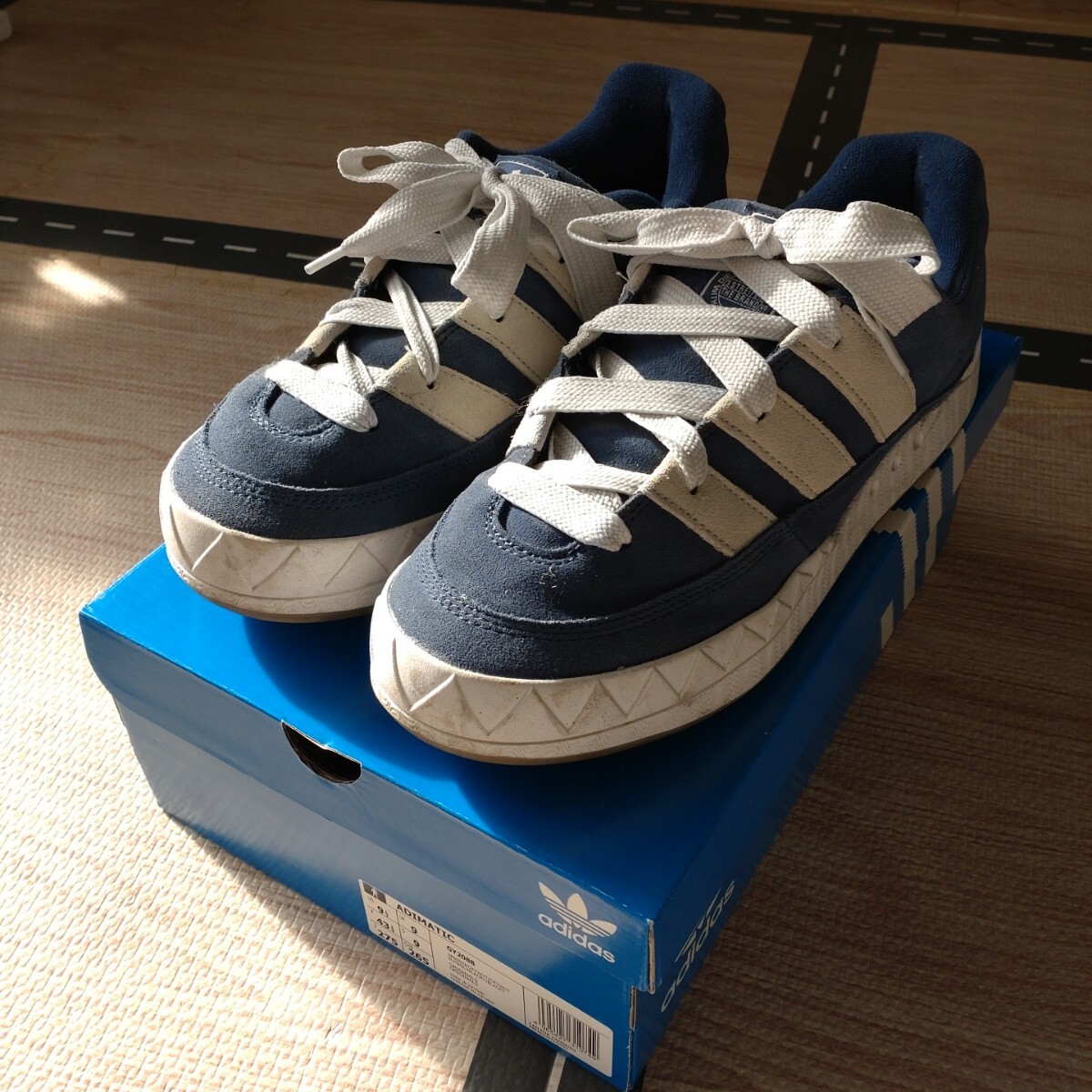 最終値下げ!!ADIMATIC NMARIN/CRYWHT/CRYWHT 2022 GY2088 アディダス ADIDAS スケシュー アディマティック ネイビー 27.5cm拍卖