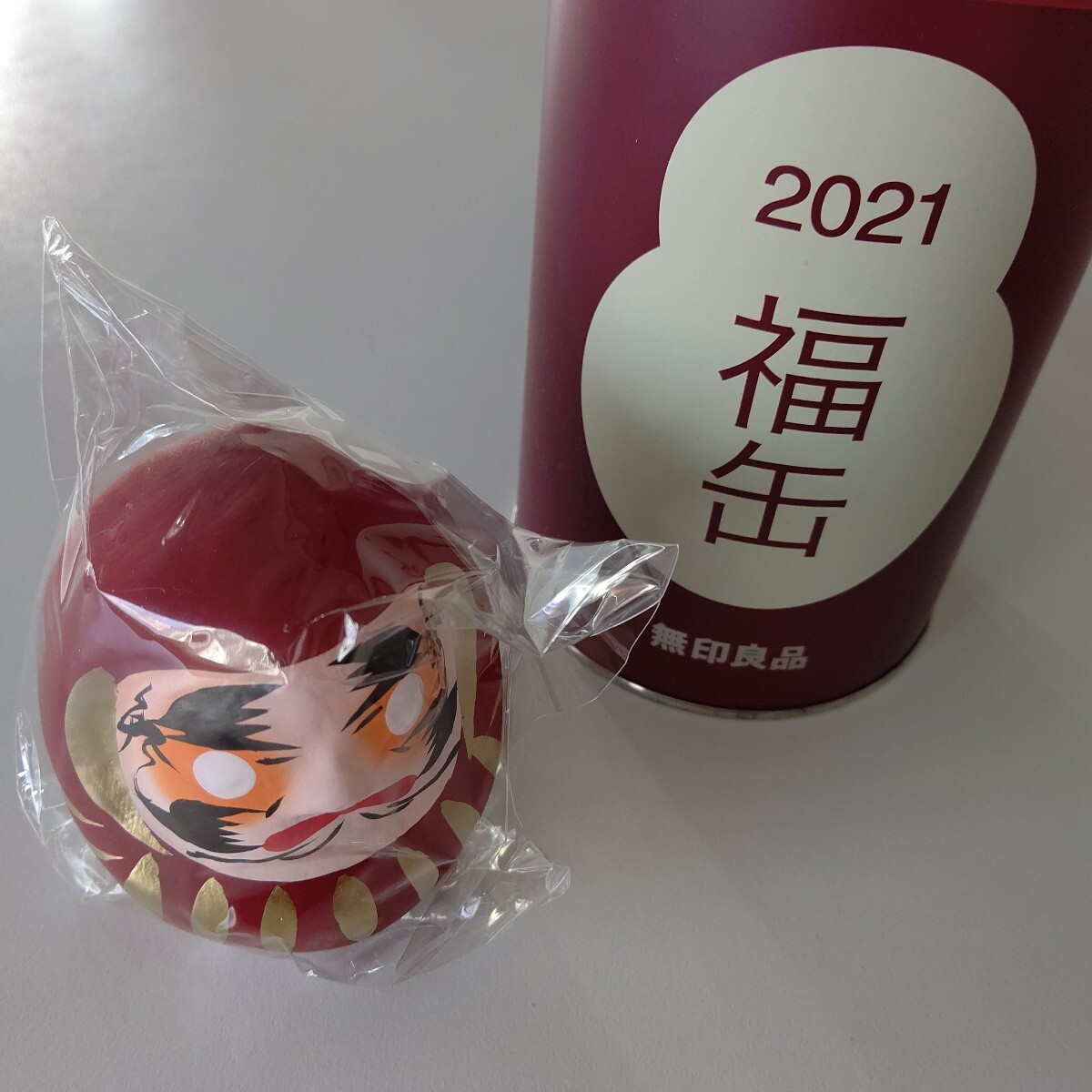 無印良品 2021 MUJI 福缶 福島県白河市 白河だるま 未使用拍卖