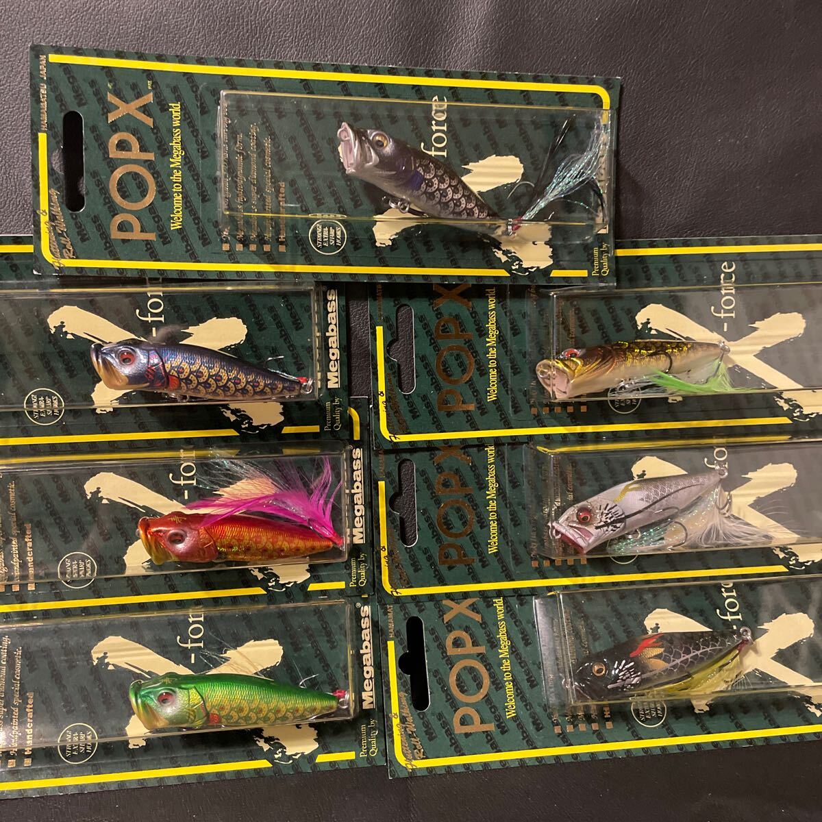 即決有★新品★メガバス2024福袋・オンライン限定品・エキシビションツアー2種類★POP-X★SP-C★オンライン・エキシビションツアー含め7種拍卖