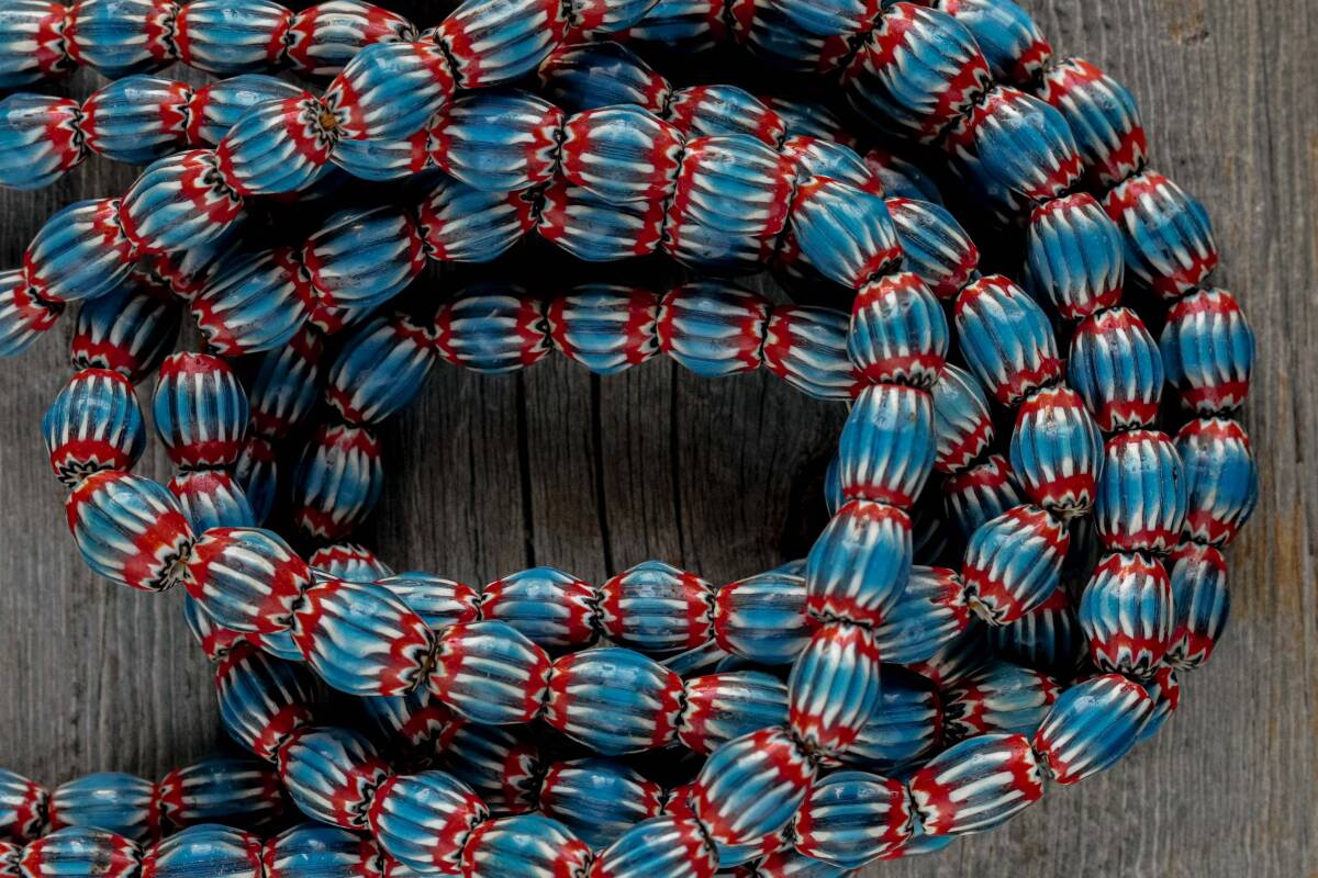 *Chevron Barrel type beads拍卖