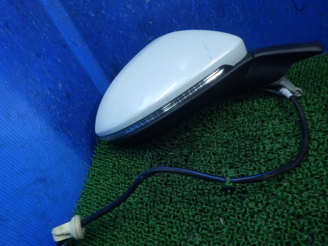 【B】 ウィンカー ウェルカムランプ付 VW純正 ドアミラー サイドミラー 右/運転席 フォルクスワーゲン GOLF7 ゴルフ7 8P 8ピン拍卖