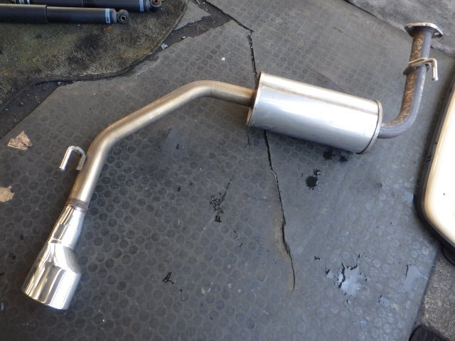 ■E】日産純正OP オプション オーテック AUTECH セミステンレス リアマフラー リアピース オーバル JARI 10100120S C26 セレナ MR20 20S拍卖