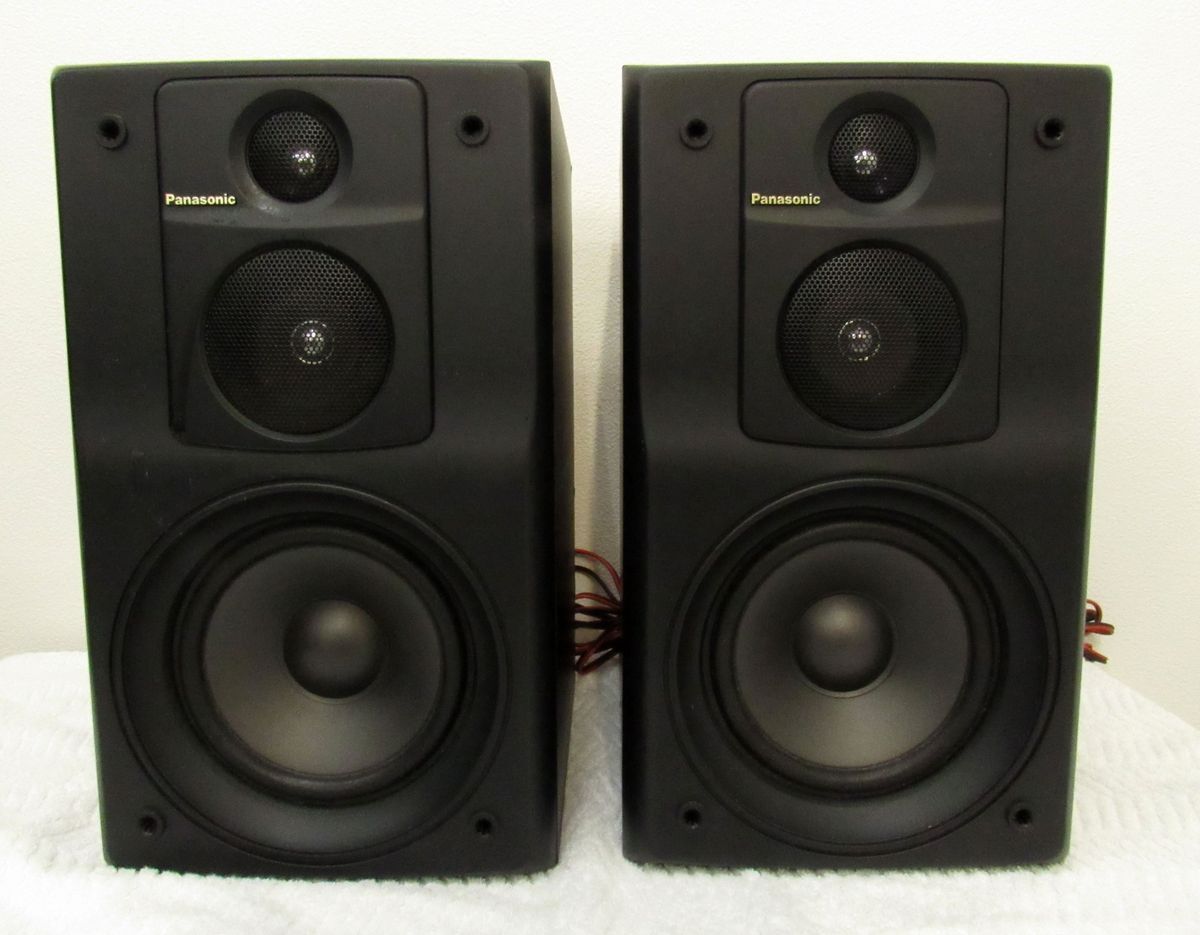 ●■ パナソニック SB-CH55 3ウェイ スピーカー 音出し確認済 側面擦りキズ多い ネット穴あり 中古品拍卖