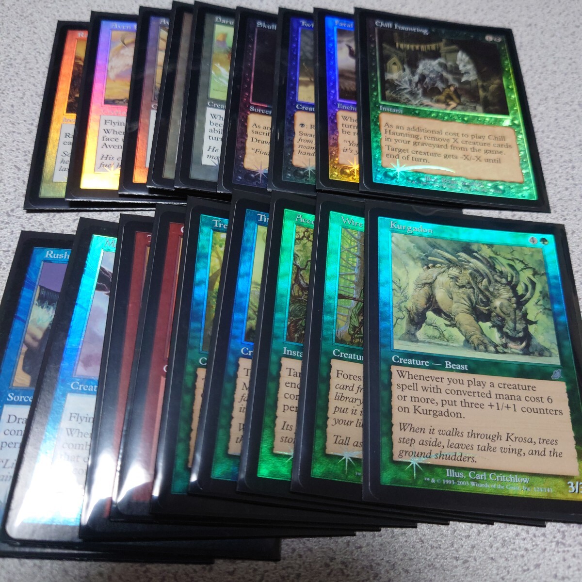 MTG SCG コモン アンコモン まとめ 英語foil 18枚セット スカージ 旧枠 即決拍卖