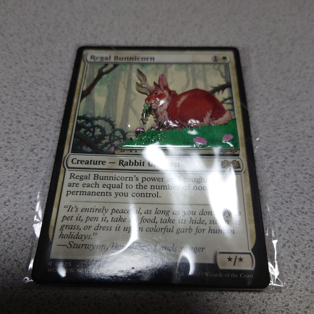 MTG 威厳あるバニコーン ピンバッジ 未開封 1個 Magiccon 即決拍卖