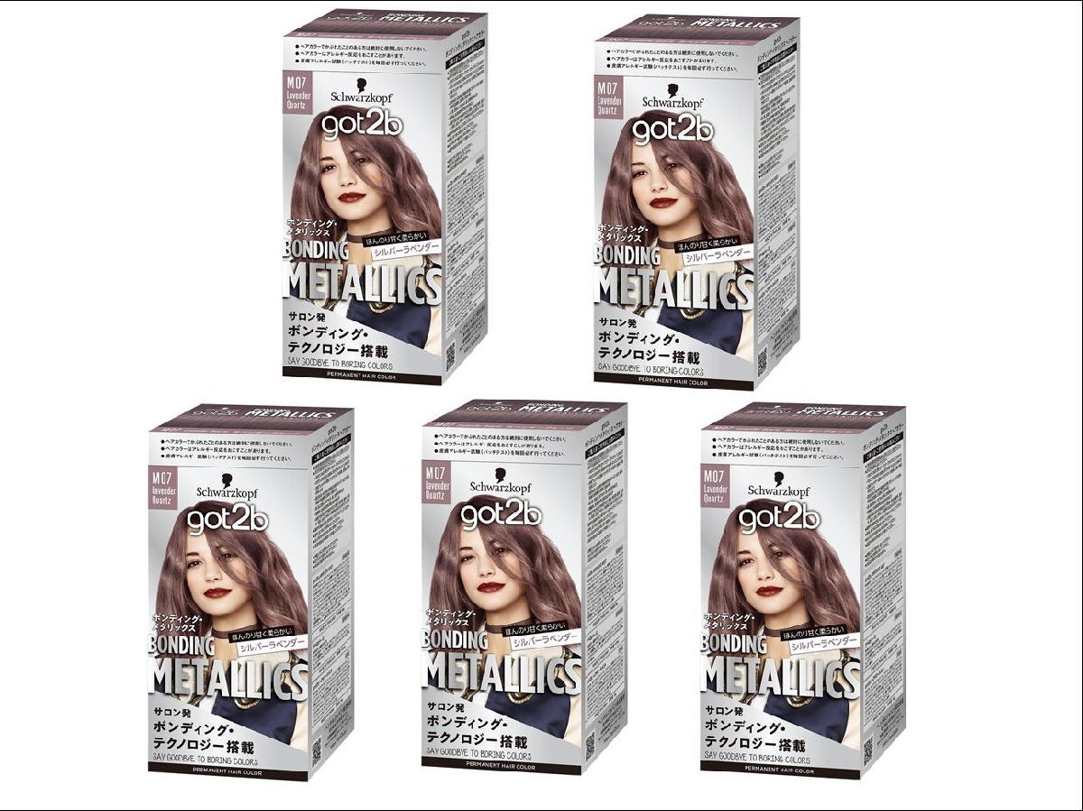 【定価1320円×5個セット】ヘンケルジャパン got2bヘアカラー 「ラベンダークォーツ」 新品拍卖