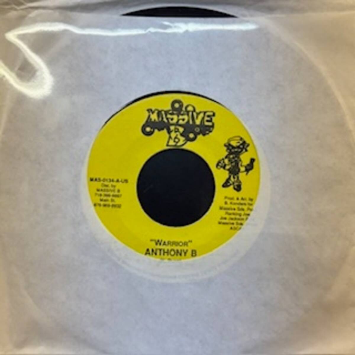 ★Anthony B - Warrior(7インチ)(★美品!) ダンスホール拍卖