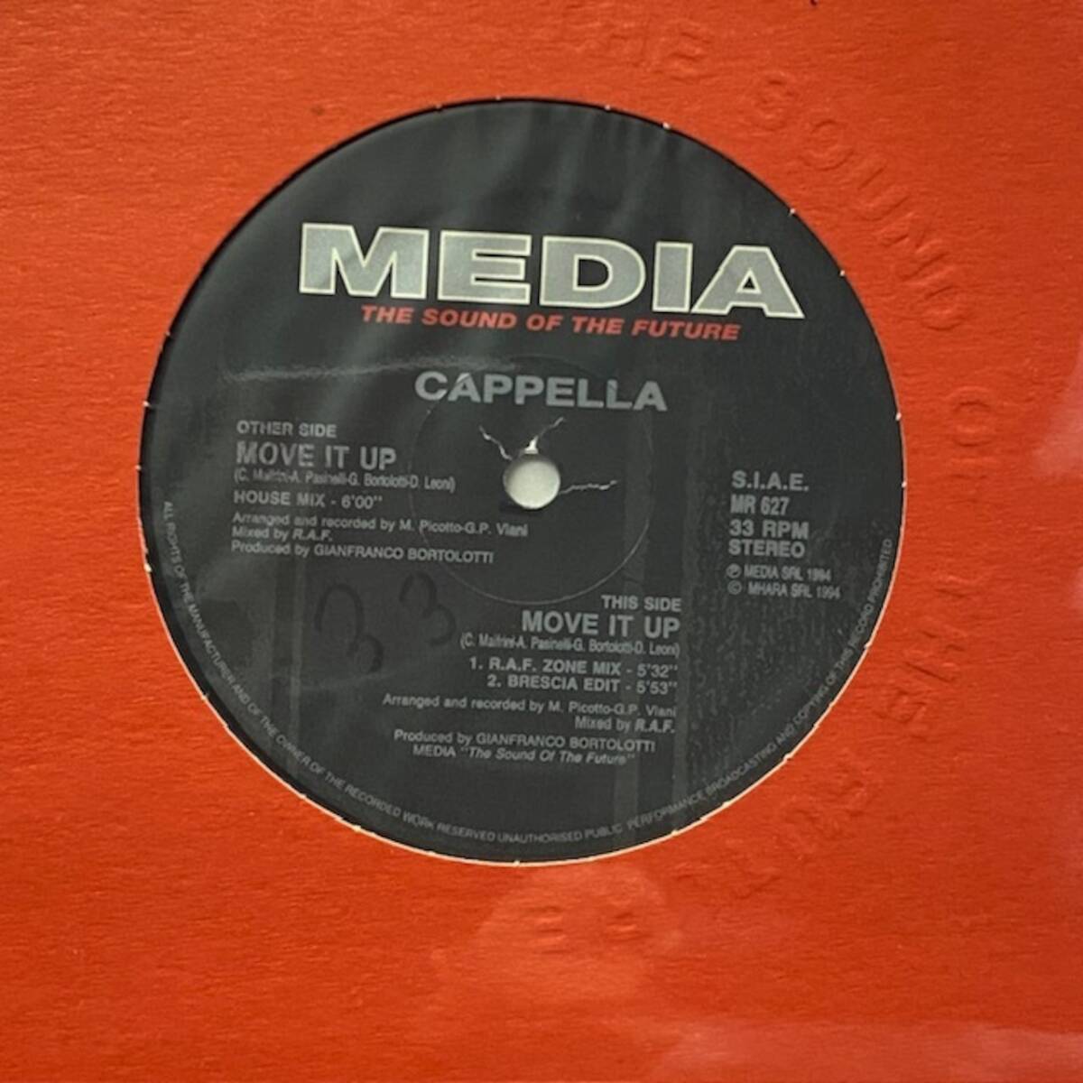 ★Cappella - Move It Up(★盤面極上品!)拍卖