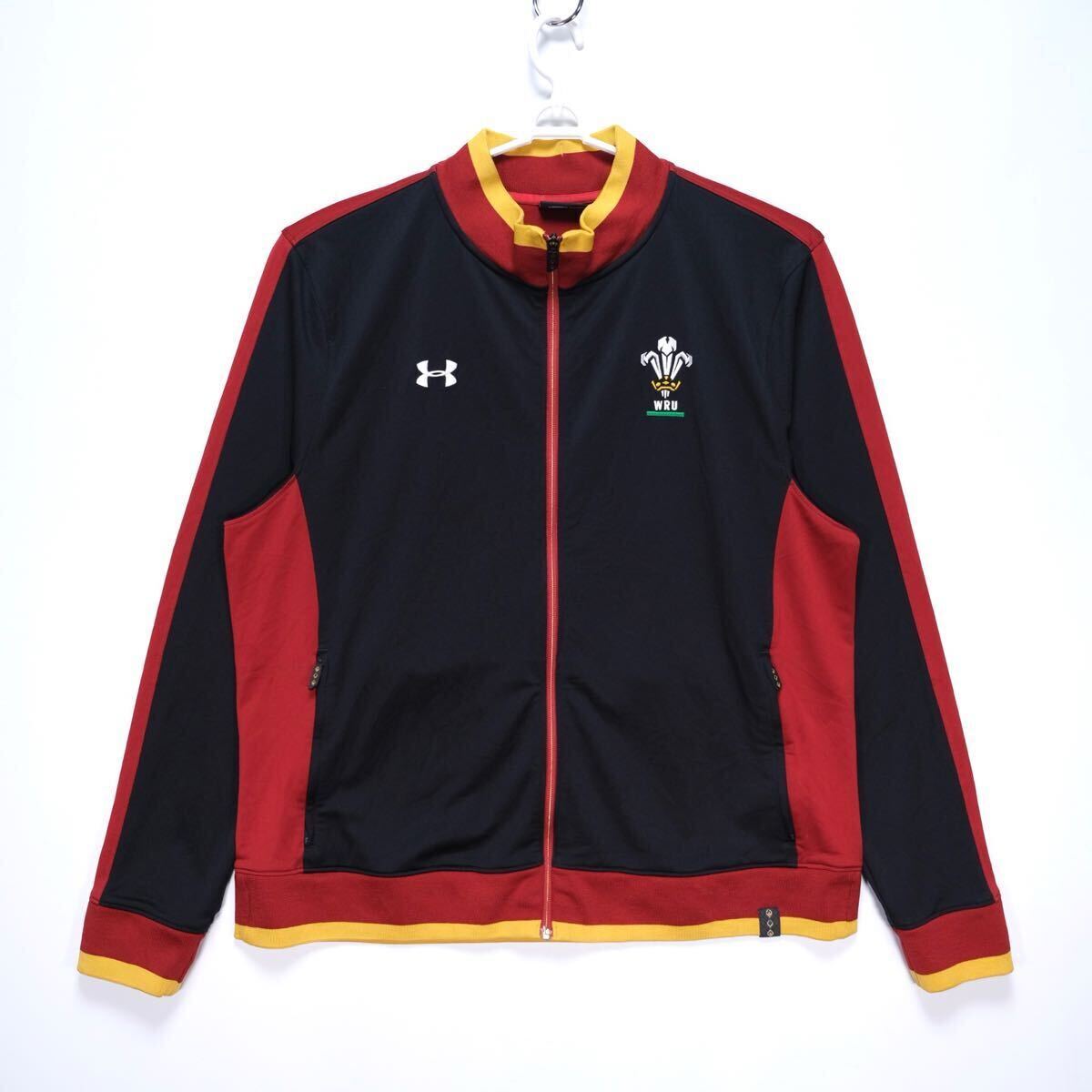 【送料無料】ラグビー ウェールズ代表/トラックジャケット/ジャージ/UNDER ARMOUR/アンダーアーマー/1260311/2XLサイズ拍卖