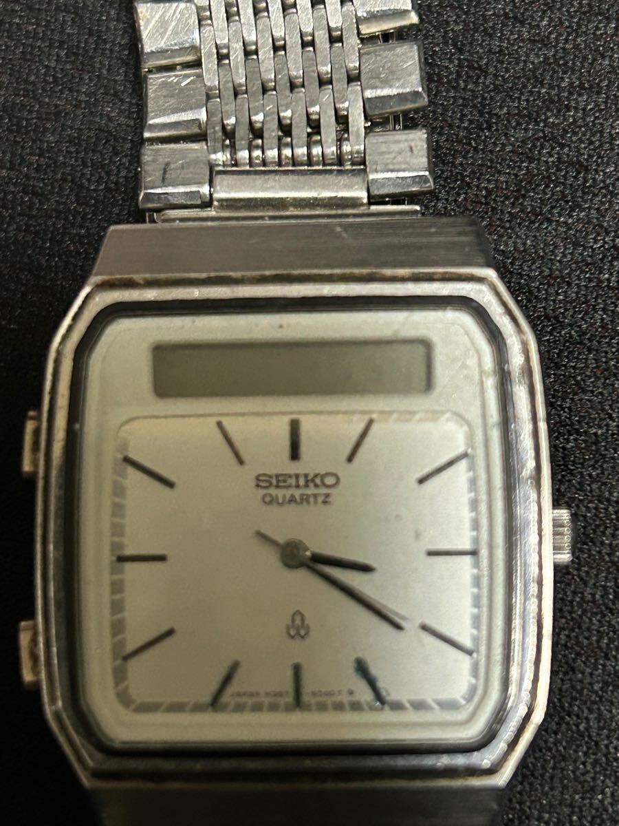 SEIKO ヴィンテージ デジアナウォッチ メンズ(動作未確認)拍卖