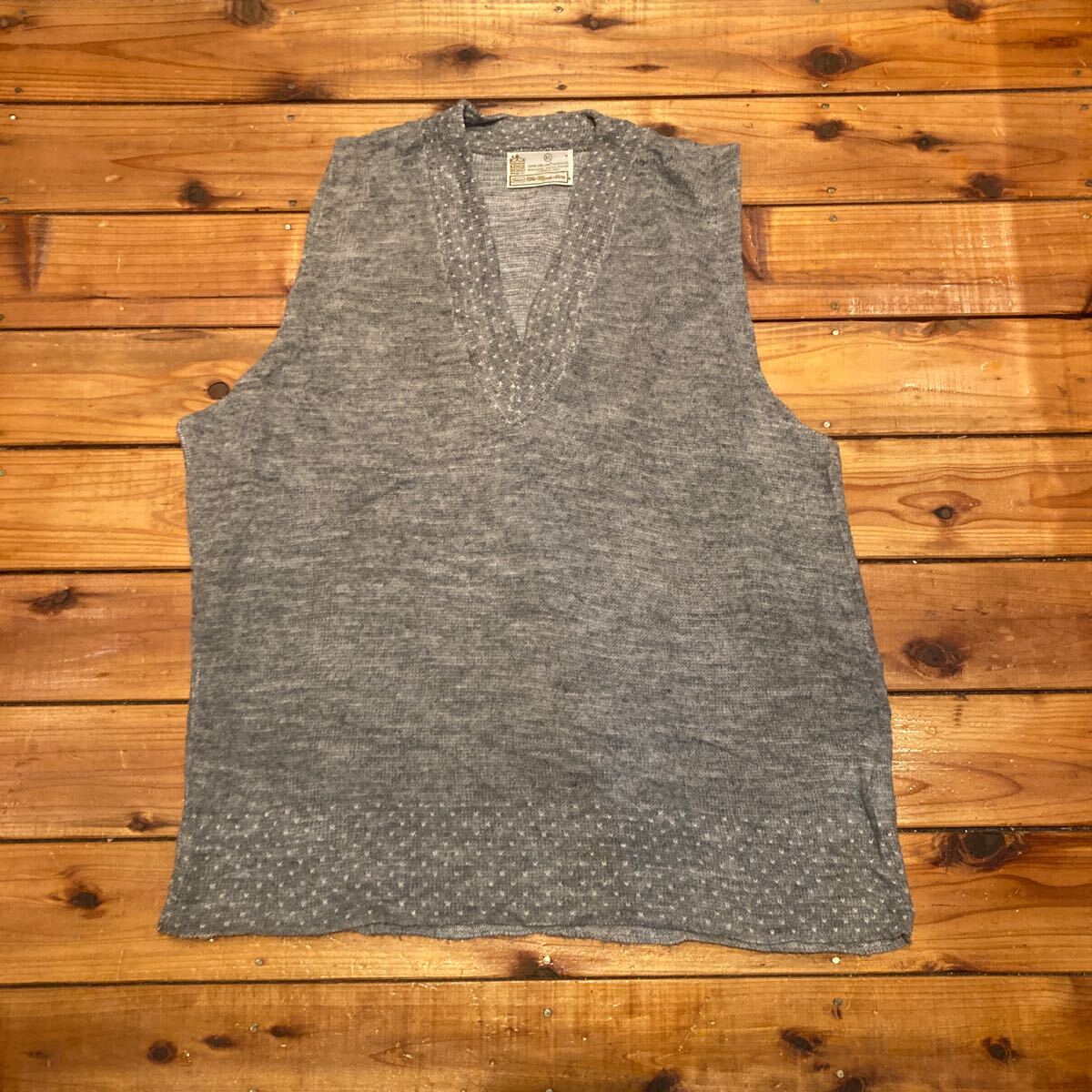 Sears KINGSROAD シアーズ ニットベスト ベスト セーター XL USA古着 アメリカ古着拍卖