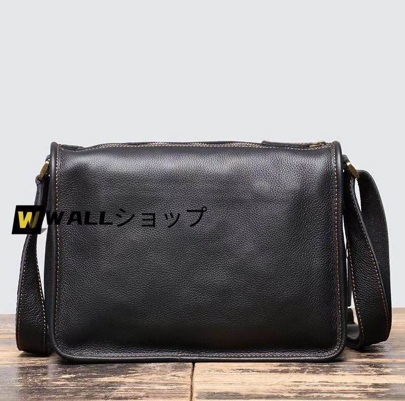 メッセンジャーバッグ メンズ ショルダーバッグ 斜めがけ バッグ 牛革 iPadの収納可能 革 縦型 通学 通勤 ビジネスバッグ拍卖