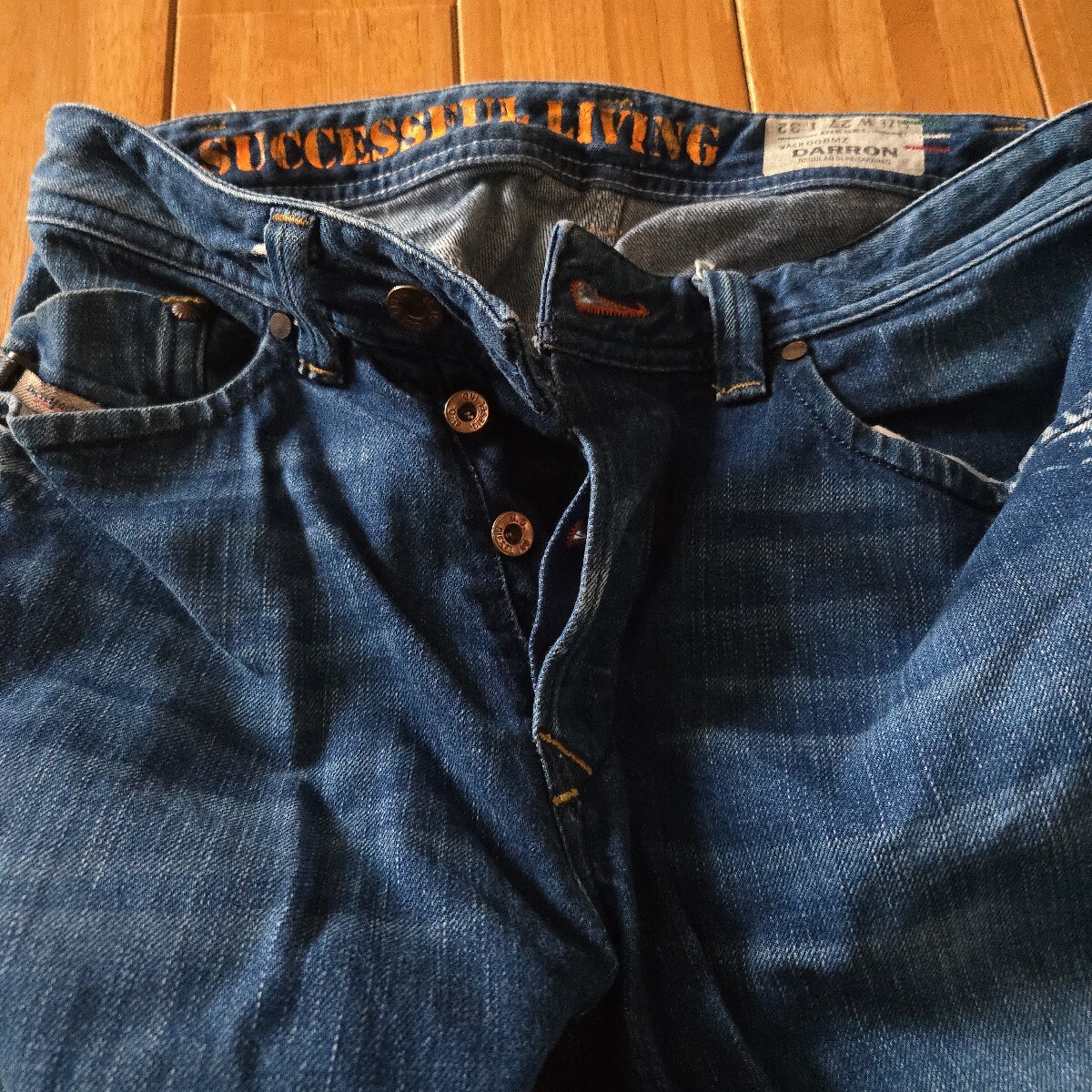 ディーゼル DARRON イタリア製 デニムパンツ インディゴ W76 DIESEL 拍卖