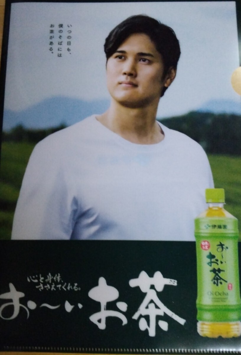 大谷翔平 クリアファイル 伊藤園 お~いお茶拍卖